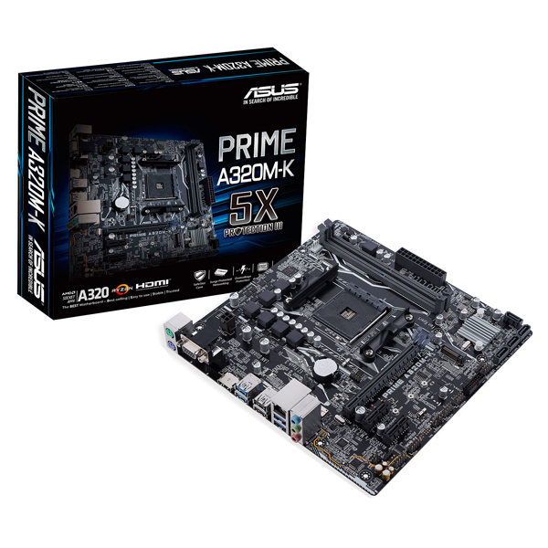 ASUS - PLACA MADRE PRIME-A320M-K MATX (PRIME A320M-K)