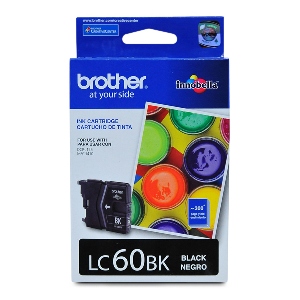 BROTHER - TINTA  BROTHER LC60BK NEGRO (LC60BK)