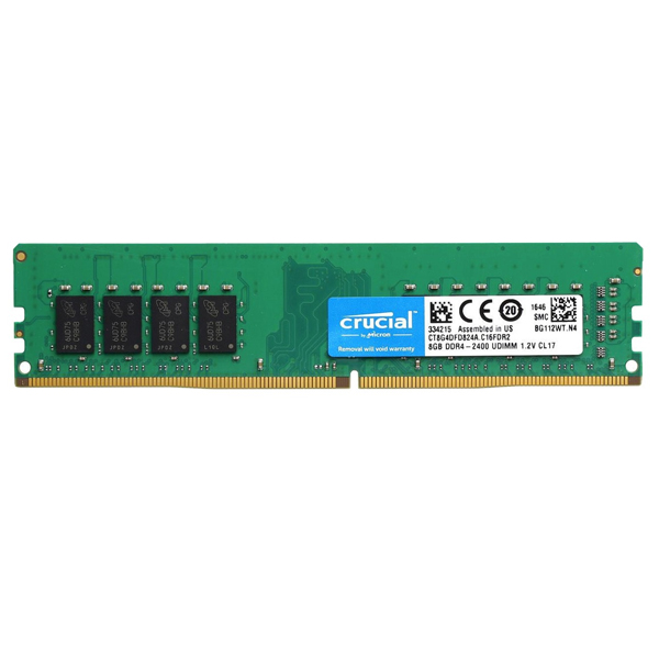  CRUCIAL - 8GB DDR4 2400 DIMM (CT8G4DFD824A) 