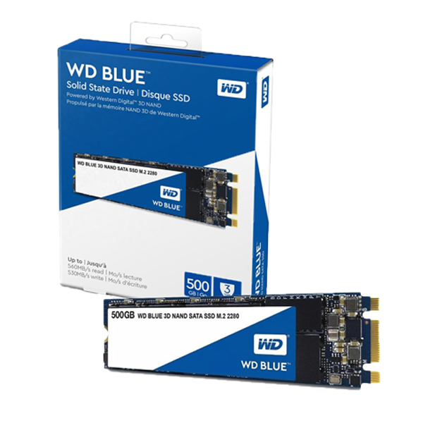 WESTERN DIGITAL - BLUE SSD 500GB M.2 2280 (WDS500G1B0B)