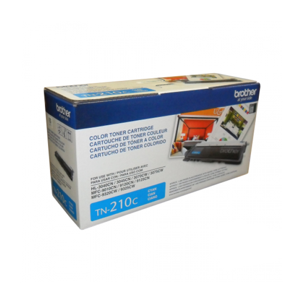 BROTHER - TONER LASER CYAN TN-210C 1400 PAGINAS (TN210C)