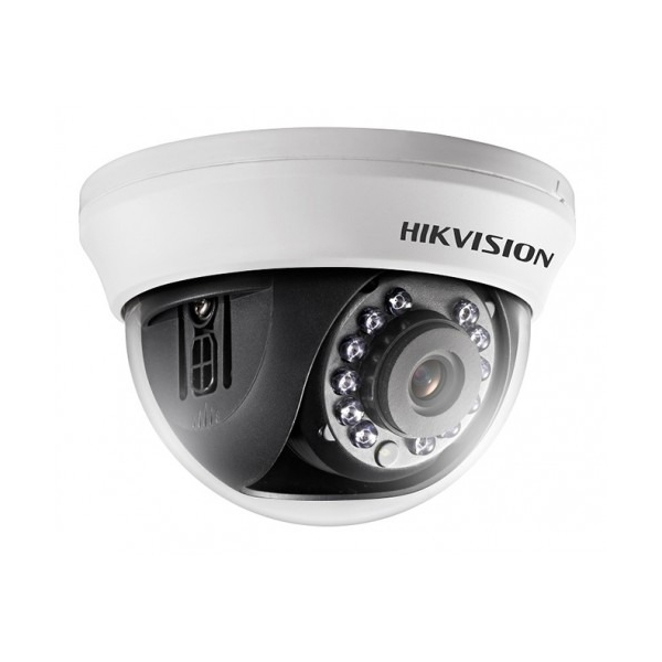 HIKVISION -  DOMO TURBO 720P LENTE FIJO 2.8MM IP66 IR 20M IK10 (DS-2CE56C0T-VPIR)