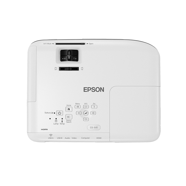 EPSON - PROYECTOR POWERLITE X41+ 3600 LUMENES / XGA / HDMI / VGA / WIFI / BOLSO (V11H843021)