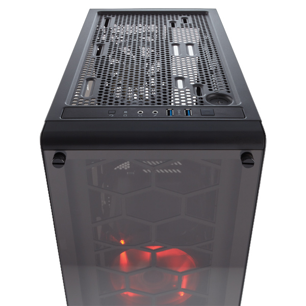 CORSAIR - GABiNETE CRYSTAL 460X GAMING 1 LED RED FRONTAL 140MM ATX (CC-9011099-WW)