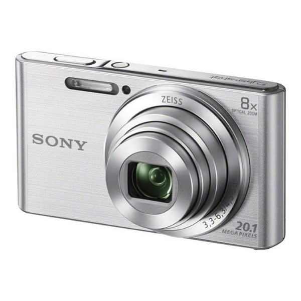 SONY CAMARA W830 SILVER 20.1MP/HD/8XOPT/64XDIG./LCD 2.7 (DSCW830/S)