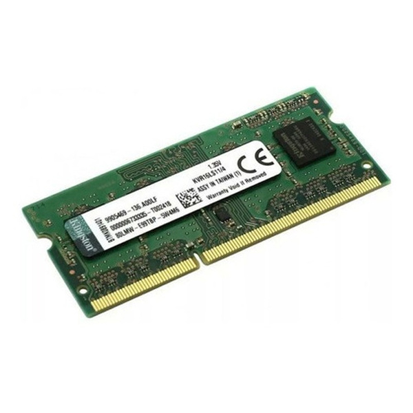 KINGSTON - MEMORIA RAM DDR3 / SODIMM / 4GB / 1600MHZ (KVR16LS11/4)
