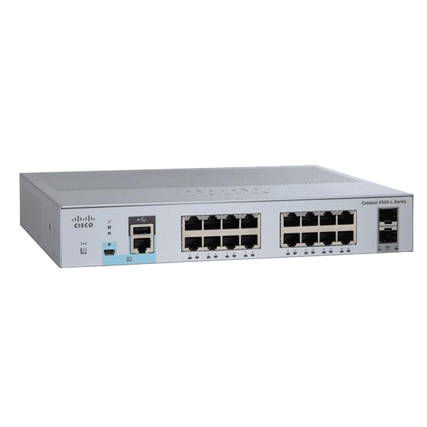 CISCO - CATALYST 2960L-16TS-LL SWITCH 16X10/100 DESKTOP SFP (WS-C2960L-16TS-LL)