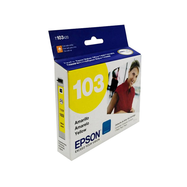 EPSON - TINTA EPSON YELLOW T103420 (T103420-AL)