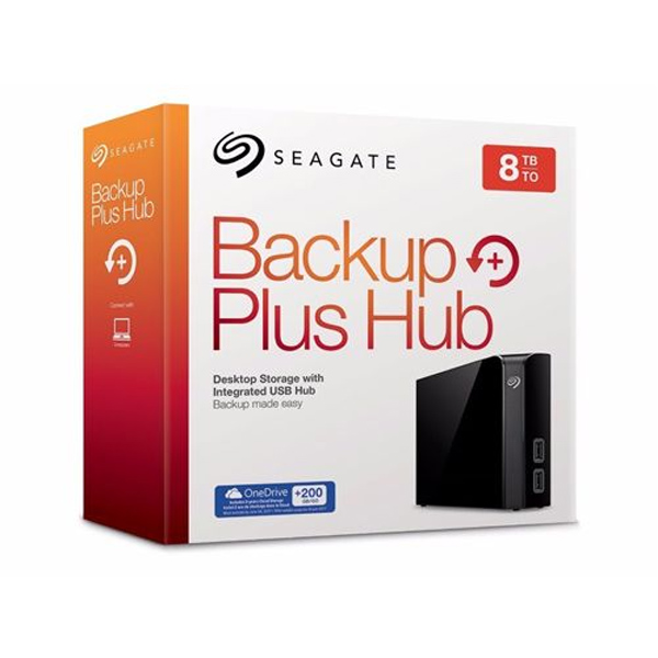 SEAGATE - 8TB EXT USB 3.0 BACK UP PLUS HUB 3.5