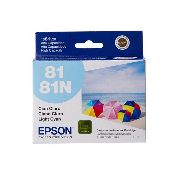 EPSON - LIGHT CYAN INK CARTRIDGE HIGH CAPAC. (T081520-AL)