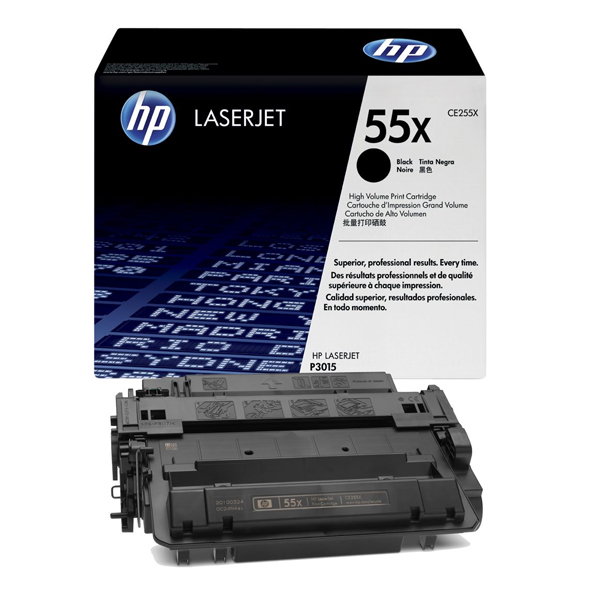 HP - TONER ORIGINAL 55X DE ALTA CAPACIDAD NEGRO (CE255X)