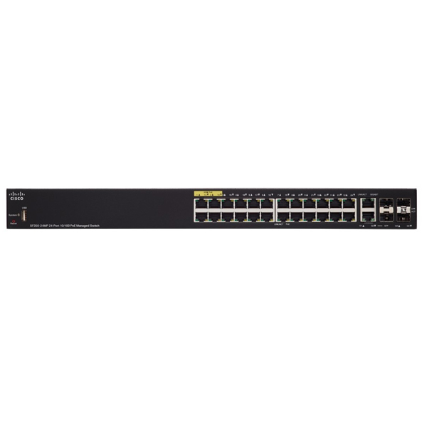 CISCO - SF350-24MP 24-PORT 10/100 MAX POE (SF350-24MP-K9-NA)