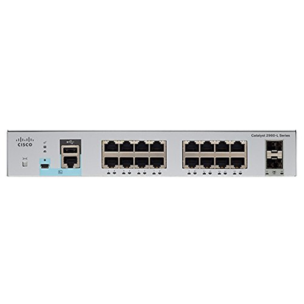 CISCO - CATALYST 2960L-16TS-LL SWITCH 16X10/100 DESKTOP SFP (WS-C2960L-16TS-LL)