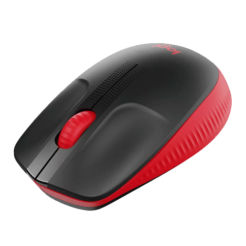 LOGITECH - MOUSE M190 WIRELESS ROJO INALAMBRICO USB (910-005904)