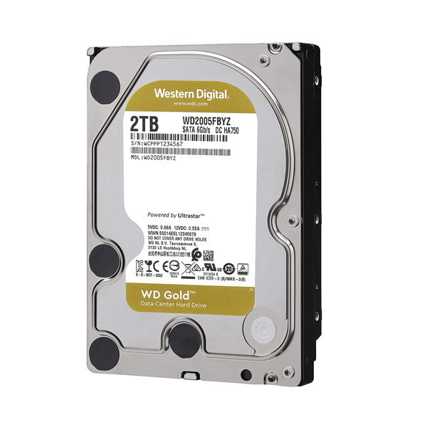 WESTERN DIGITAL - GOLD 2TB SERIAL ATA III INTERNAL HARD DRIVE (WD2005FBYZ)