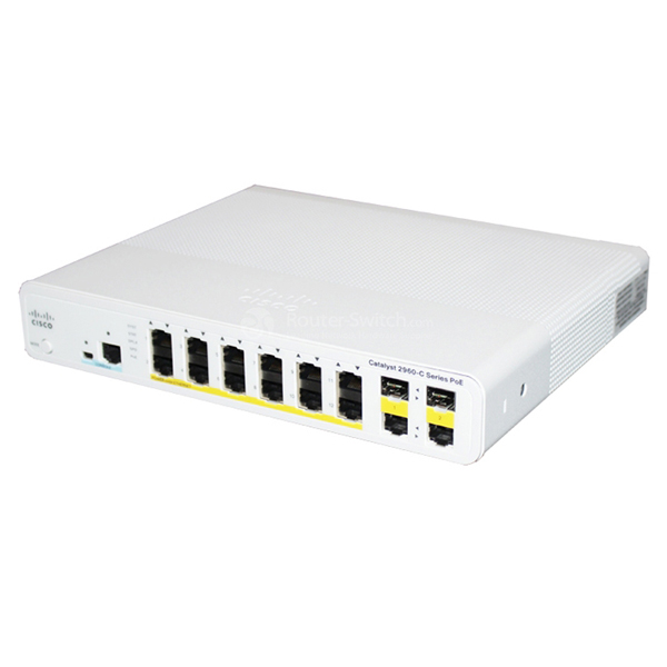 CISCO - WS-C2960C-12PC-L CATALYST 2960C SWITCH 12 FE POE 2 X DUA (WS-C2960C-12PC-L)