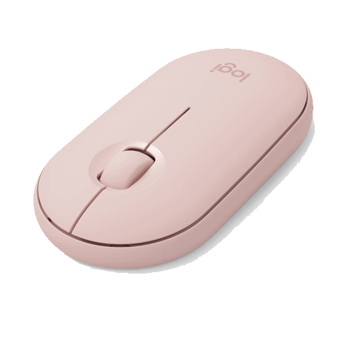 LOGITECH - PEBBLE M350 WIRELESS MOUSE ROSA DISENO DELGADO (910-005769)