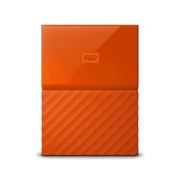 WESTERN DIGITAL - MY PASSPORT 1TB ORANGE EXTERNAL HARD DRIVE (WDBYNN0010BOR-WESN)