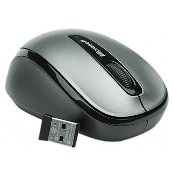 MICROSOFT - MOUSE MICROSOFT WIRELESS  MOBILE 3500 / GRIS / NEGRO (GMF-00380)