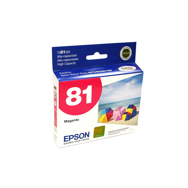 EPSON - CARTUCHO MAGENTA 81 ALTA CAPACIDAD (T081320-AL)