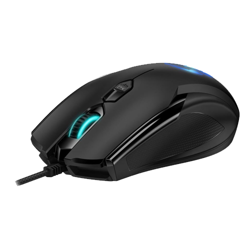 GENIUS - MOUSE AMMOX X1-600 7 COLOR RGB LED ALAMBRICO NEGRO (31040006400)