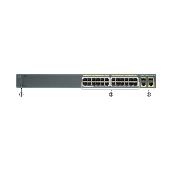 CISCO - SWITCH 2960 24P PLUS POE (WS-C2960+24PC-L)