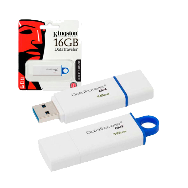 KINGSTON -  PENDRIVE 16GB USB 3.0 DATA TRAVELER I G4 (DTIG4/16GB)