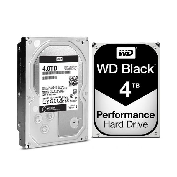 WESTERN DIGITAL - BLACK 4TB SERIAL ATA III INTERNAL HARD DRIVE (WD4004FZWX)