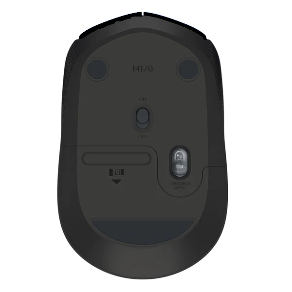 Mouse LOG M170 Gris Inal Pila Optico 3 Botones Win/Mac/Lin