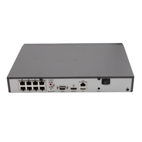 HIKVISION - NVR 8CH POE 80MBPS H265+ / H265 / H264 1HDD (NO INCLUIDO) (DS-7608NI-K1/8P(B))