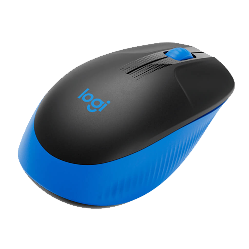 LOGITECH - MOUSE M190 WIRELESS BLUE INALAMBRICO USB (910-005903)