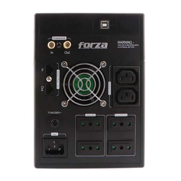 FORZA - UPS FX-2200LCD-C 2200VA 1200W 220V 4 SALIDAS (FX-2200LCD-C)