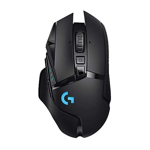 LOGITECH - MOUSE GAMING G502 INALAMBRICO LIGHTSPEED BLACK AND BLUE (910-005566)