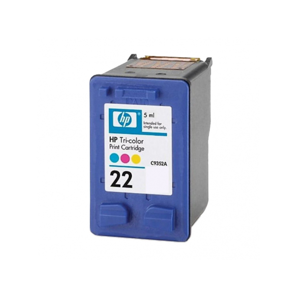 HP - TINTA TRICOLOR 22 (C9352AL)