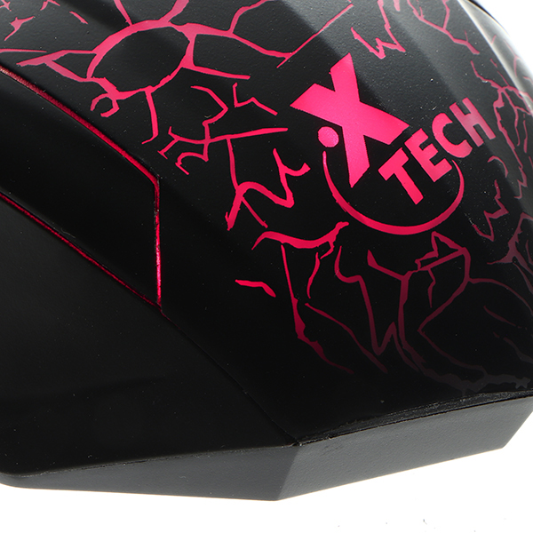 XTECH - MOUSE GAMING 2500DPI 6 BOTONES NEGRO / ROJO (XTM-510)