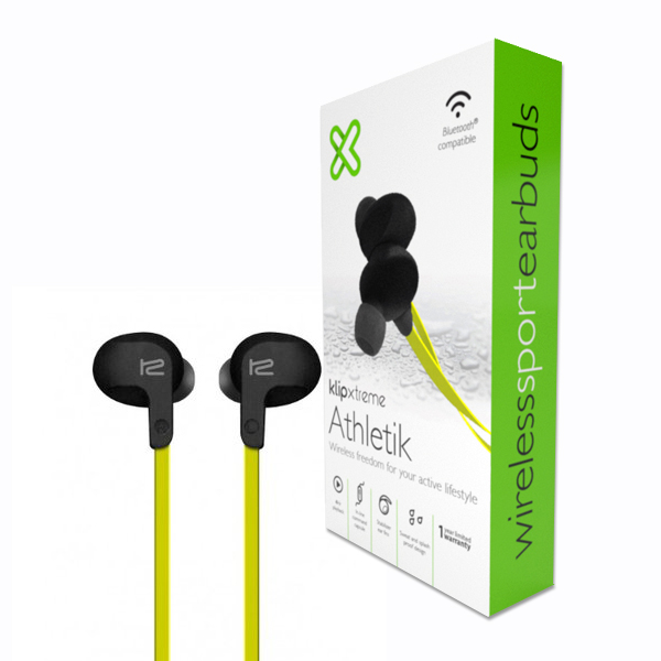 KLIP XTREME - AUDIFONO DEPORTIVO C/MICROFONO BLUETOOTH AMARILLO (KHS-633YL)