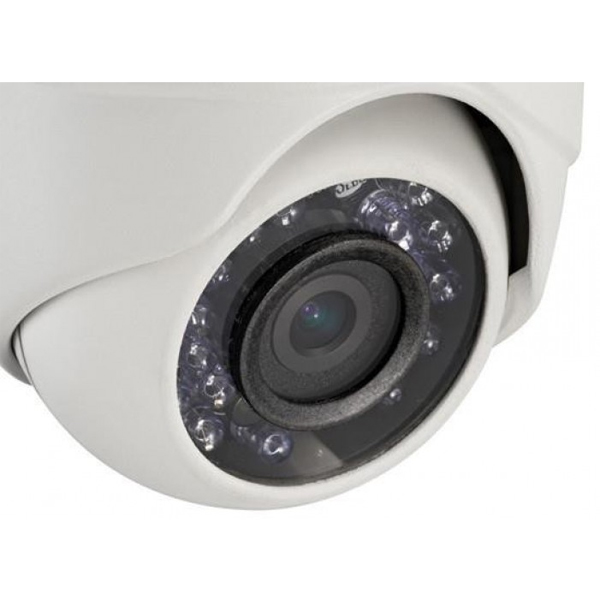 HIKVISION - DOMO TURBO 1080P LENTE FIJO 2.8MM IP66 IR20M METALICA (DS-2CE56DOT-IRM(2.8MM))