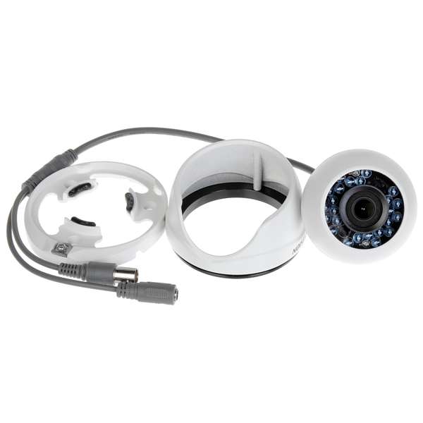 HIKVISION - DOMO TURBO 1080P LENTE FIJO 2.8MM IP66 IR20M METALICA (DS-2CE56DOT-IRM(2.8MM))