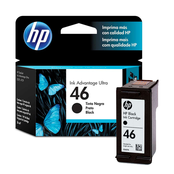 HP - TINTA NEGRA 46 CARTRIDGE (CZ637AL)