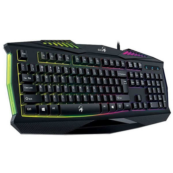 GENIUS - TECLADO GAMING SCORPION K220 ILUMINACION 7 COLOR USB (31310475101)