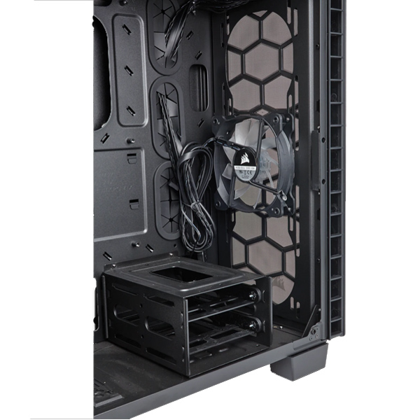 CORSAIR - GABiNETE CRYSTAL 460X GAMING 1 LED RED FRONTAL 140MM ATX (CC-9011099-WW)