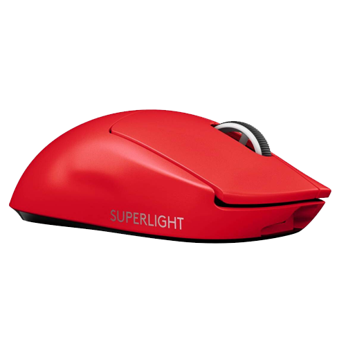 LOGITECH - PRO X SUPERLIGHT WIRELESS GAMING MOUSE RED (910-006783)