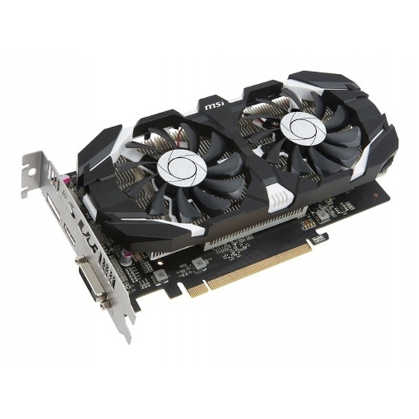 MSI - TARJETA DE VIDEO GTX 1050 TI 4GT OC DVI HDMI DP PCIe (GTX 1050 TI 4GT OC)