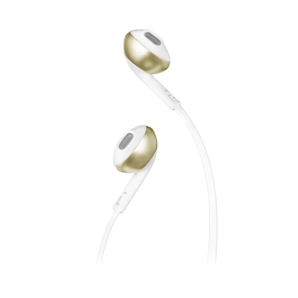 JBL - AUDIFONOS EARBUD BLUETOOTH JBL TUNE 205BT BLANCO/ROSE GOLD (JBLT205BTRGDAM)