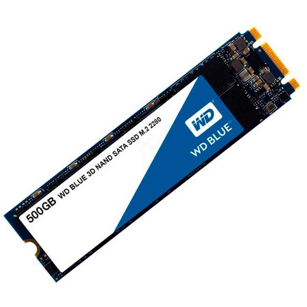 WESTERN DIGITAL - SSD BLUE 500GB M2 INT SATA3 3D (WDS500G2B0B)