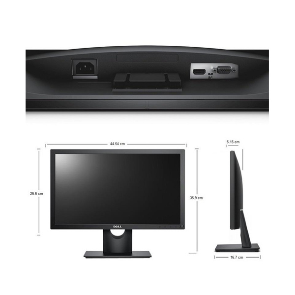DELL - MONITOR E1916H LED 18.5' HD WIDESC (E1916H)