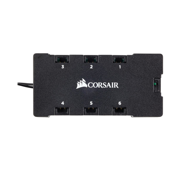 CORSAIR - FAN HD120 RGB LED HIGH PERFORMANCE 120mm PWM WITH CONTROLLER (CO-9050066-WW)