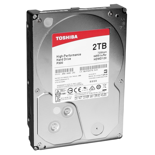 TOSHIBA - DISCO DURO / SATA / 2TB / 3.5