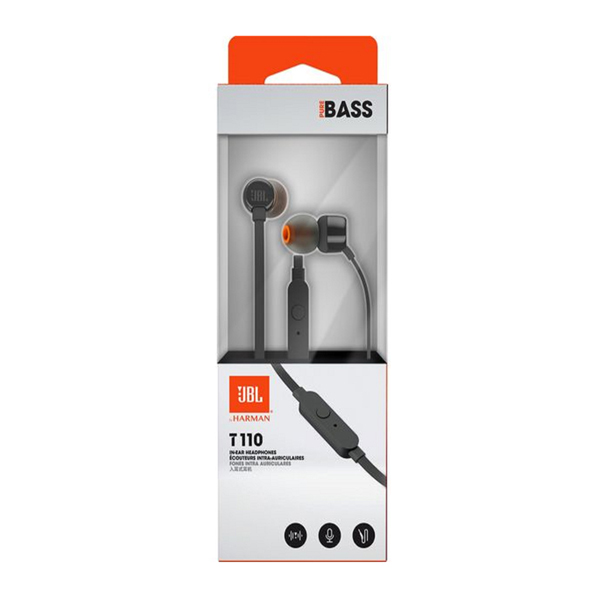 JBL - AUDIFONOS IN-EAR JBL TUNE 110 NEGRO (JBLT110BLKAM)