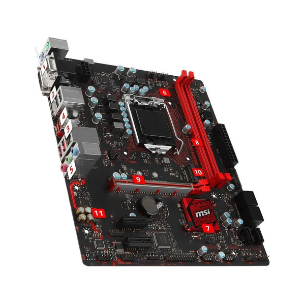 MSI - B250M GAMING PRO - Placa base - micro ATX (B250M GAMING PRO)